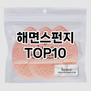 해면스펀지 추천 순위  TOP10 구매가이드 2025년 7월 3주차