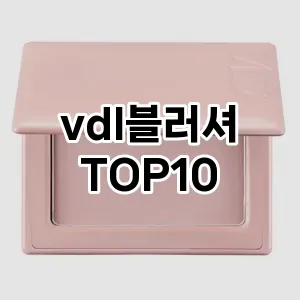 vdl블러셔 추천 순위  TOP10 구매가이드 2025년 8월 2주차
